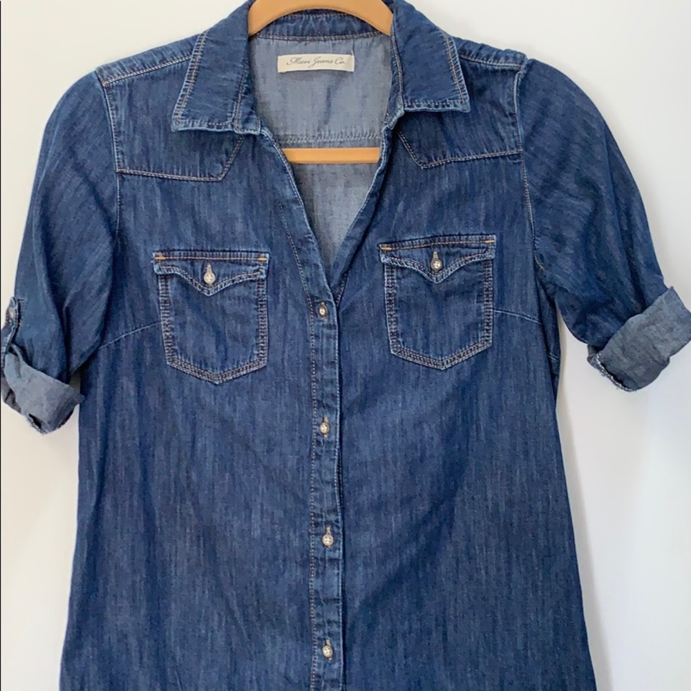 Mavi Jeans Co. Short Sleeve Dress - xs - Picture 3 of 8